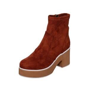 NEW ANTELOPE women's idella ankle booties in tobacco suede